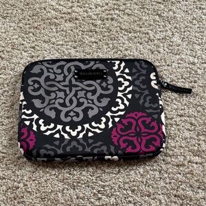 Vera Bradley Black and Purple Patterned Case